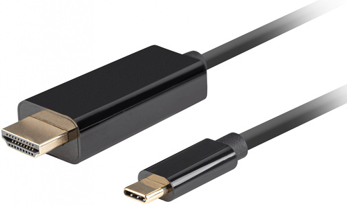 Miniatura produktu: Przewód USB TYP-C / HDMI 2.0 4K@60Hz 3m czarny Lanberg