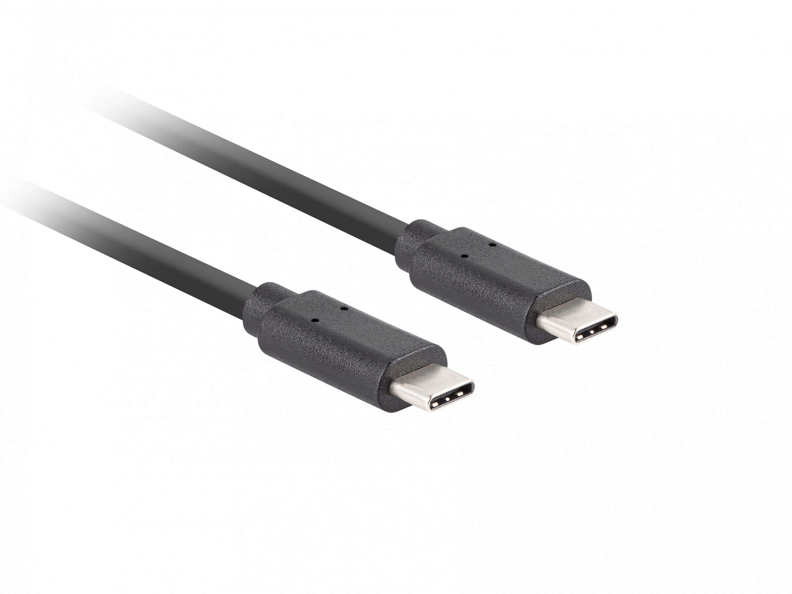 Lanberg Kabel USB-C M/M 3.1 GEN 2 1M 10GB/S PD100W czarny