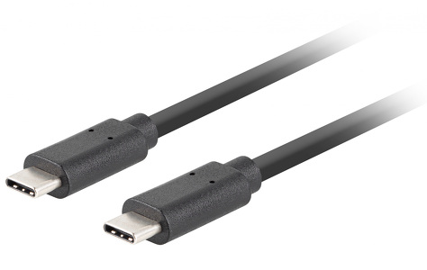 Miniatura produktu: Lanberg Kabel USB-C M/M 3.1 GEN 2 1M 10GB/S PD100W czarny