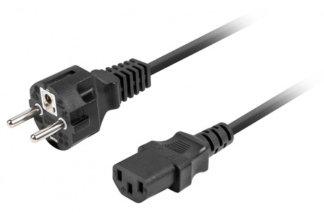 Miniatura produktu: Lanberg Kabel zasilający CEE 7/7 do IEC 320 C13 1.8m VDE prosty czarny (CA-C13C-15CC-0018-BK) Miniatura produktu: Lanberg Kabel zasilający CEE 7/7 do IEC 320 C13 1.8m VDE prosty czarny (CA-C13C-15CC-0018-BK)