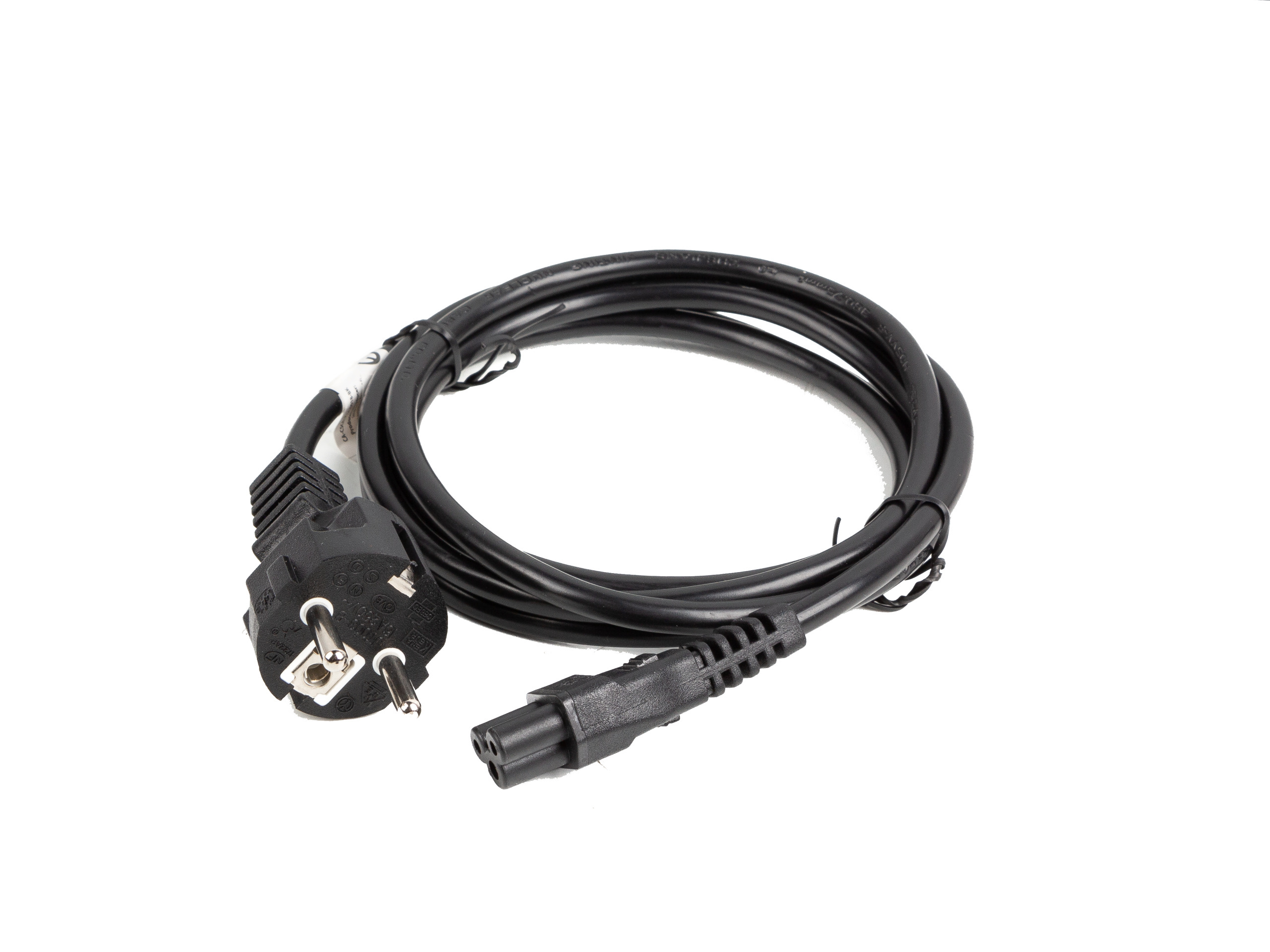 Lanberg Kabel zasilający Laptop MIKI IEC 7/7 do IEC 320 C5 1.8m VDE prosty czarny (CA-C5CA-15CC-0018-BK)