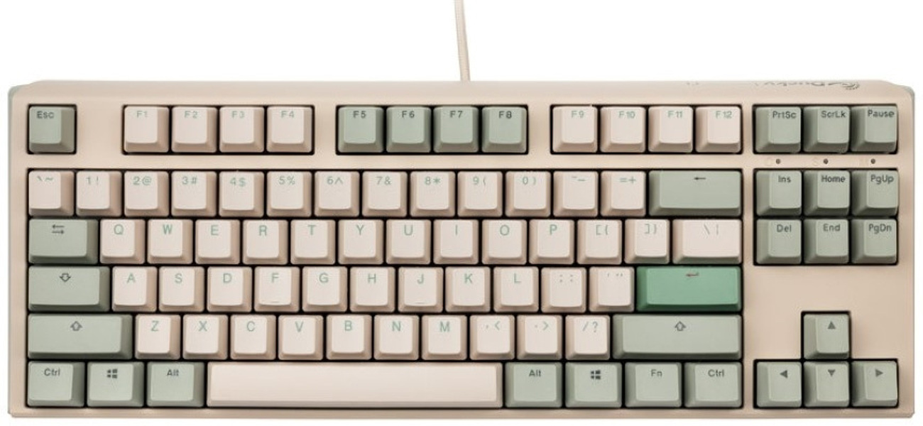 Zdjęcie produktu: Klawiatura gamingowa Ducky ONE 3 Matcha TKL MX-Silent-Red US, mechaniczna