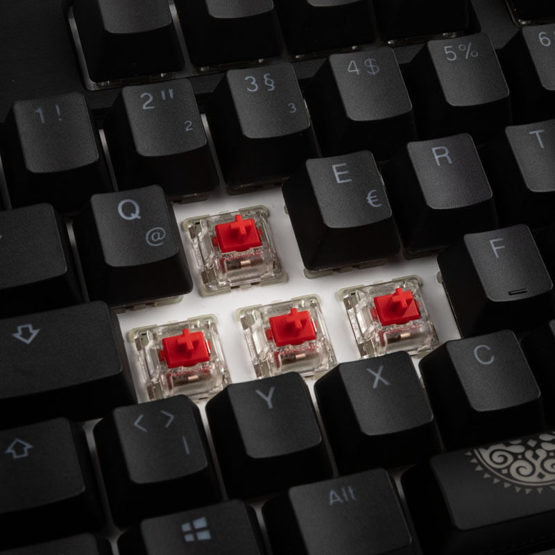 Ducky Shine 7 PBT MX-Red RGB czarna