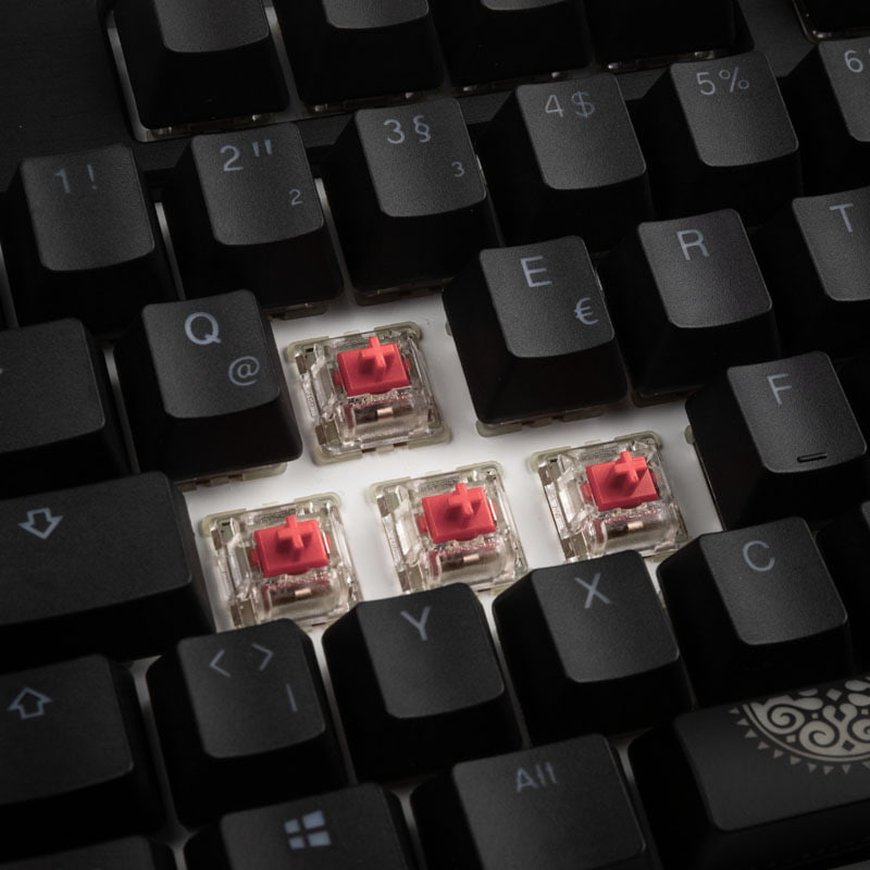 Ducky Shine 7 PBT MX-Silent-Red RGB czarna