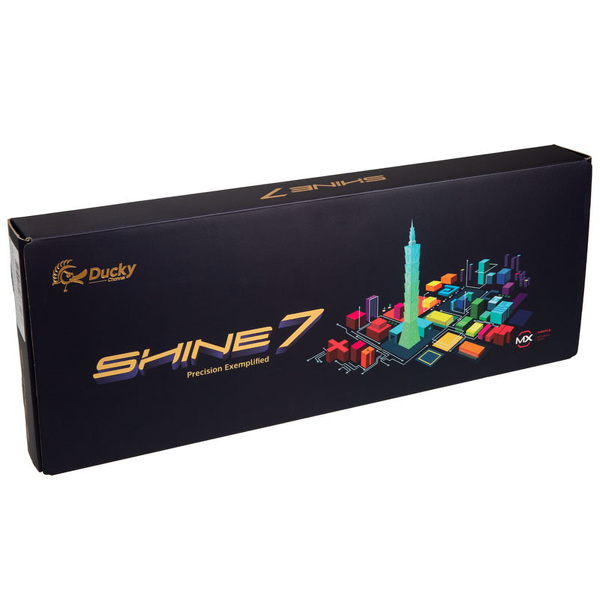 Zdjęcie produktu: Ducky Shine 7 PBT MX-Silent-Red RGB czarna