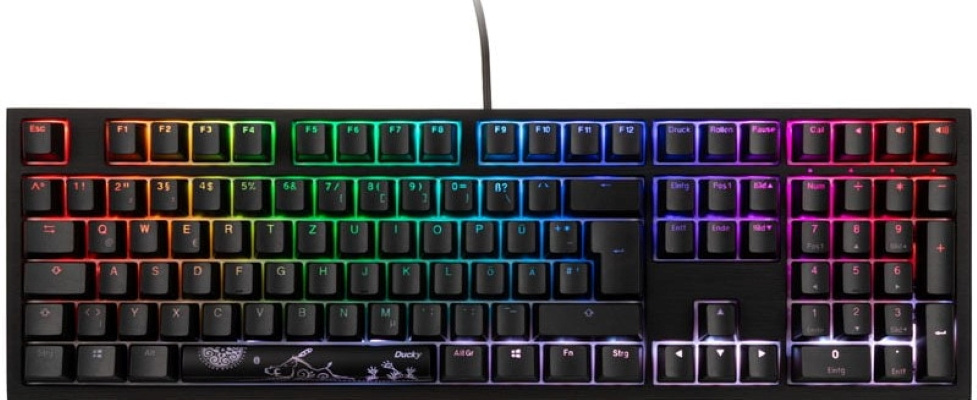 Ducky Shine 7 PBT MX-Speed-Silver RGB czarna