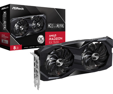 Miniatura produktu: ASRock Radeon RX 7600 Challenger 8GB PCI-E GDDR6 (RX7600 CL 8GO)