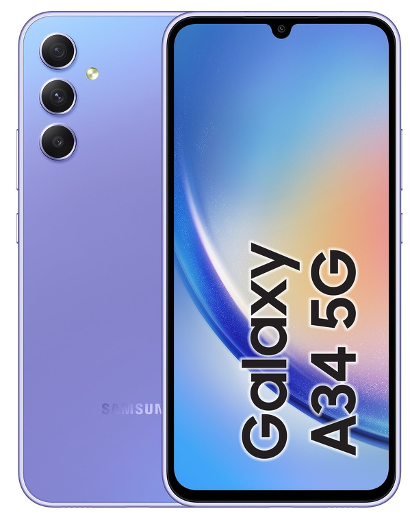 Zdjęcie produktu: Smartfon Samsung Galaxy A34 5G 6GB/128GB fioletowy