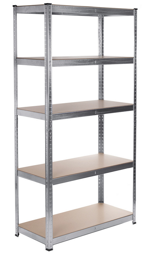 Regał magazynowy metalowy szafka 175 kg x5 180x90x40cm GreenBlue, ocynk, rozkładany, MDF, GB378