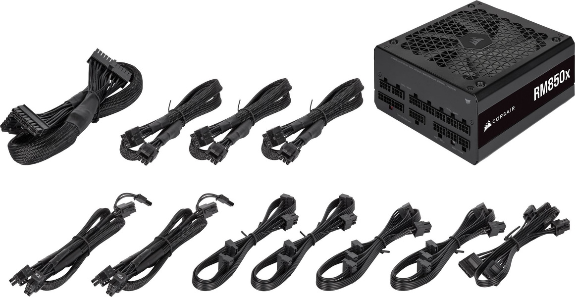 Zdjęcie produktu: Zasilacz Corsair RM850X 850W (CP-9020200-EU) Zdjęcie produktu: Zasilacz Corsair RM850X 850W (CP-9020200-EU)