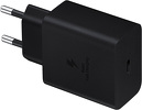 Miniatura zdjęcia: Samsung ładowarka sieciowa Super Fast Charge 3.0 Power Delivery, PPS, USB Typ C 45W 3A czarna + kabel USB Typ C (EP-T4510XBEGEU)