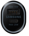 Miniatura zdjęcia: Ładowarka samochodowa Samsung USB TYP-C 25W / USB 15W czarna (EP-L4020NBEGEU) Miniatura zdjęcia: Ładowarka samochodowa Samsung USB TYP-C 25W / USB 15W czarna (EP-L4020NBEGEU)