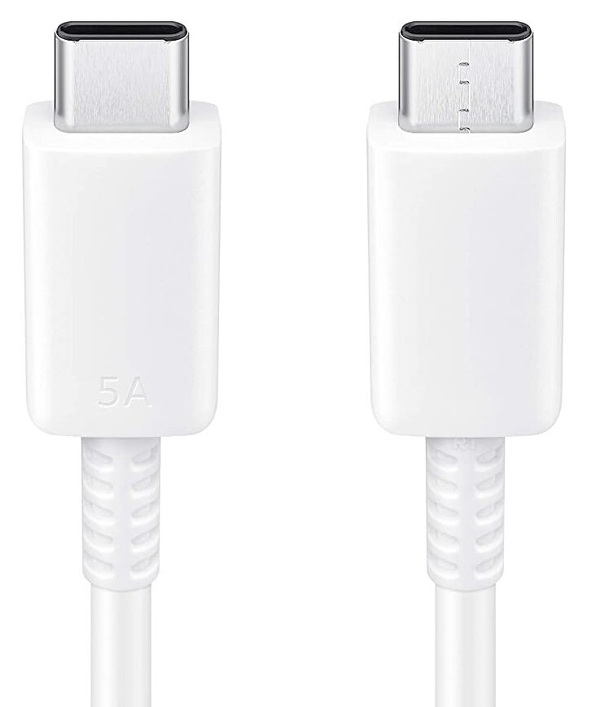 Zdjęcie produktu: Kabel przewód USB Typ-C do Typ-C 100cm Samsung 5A 480Mb/s biały (EP-DN975BWEGWW) Zdjęcie produktu: Kabel przewód USB Typ-C do Typ-C 100cm Samsung 5A 480Mb/s biały (EP-DN975BWEGWW)