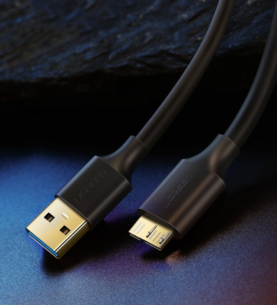 Kabel USB 3.0 - micro USB 3.0 UGREEN 2m - czarny (10843) Kabel USB 3.0 - micro USB 3.0 UGREEN 2m - czarny (10843)