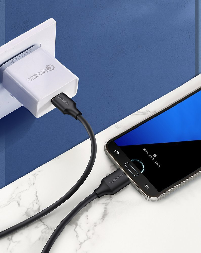 Kabel USB 3.0 - micro USB 3.0 UGREEN 2m - czarny (10843) Kabel USB 3.0 - micro USB 3.0 UGREEN 2m - czarny (10843)