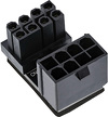InLine 26638F kątowy adapter zasilania karty graficznej, ATX 8pin męski / żeński (obrócony)