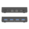 Miniatura zdjęcia: Unitek Przełącznik KVM 4x USB-A 5Gbps H1310A