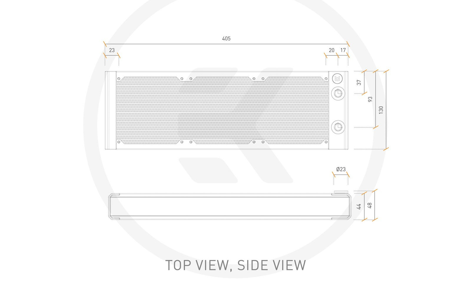 EKWB EK-Quantum Surface P360M Black Edition