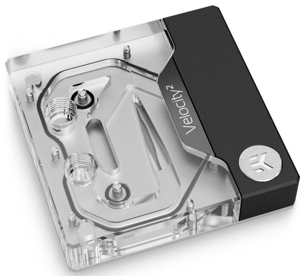 EK-Quantum Velocity2 D-RGB - 1200 Nickel + Plexi EK-Quantum Velocity2 D-RGB - 1200 Nickel + Plexi