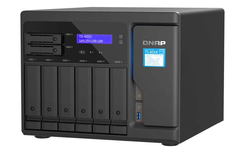 Zdjęcie produktu: Serwer plików QNAP TS-855X-8G 8-bay