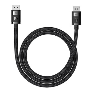 Miniatura produktu: Przewód Displayport M/M 1.4 8K@60Hz, 4K@120/144Hz Baseus 2m - czarny z oplotem (B00633706111-02)