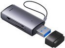 Czytnik kart pamięci Baseus Lite Series SD/TF USB 3.0 szary (WKQX060013)