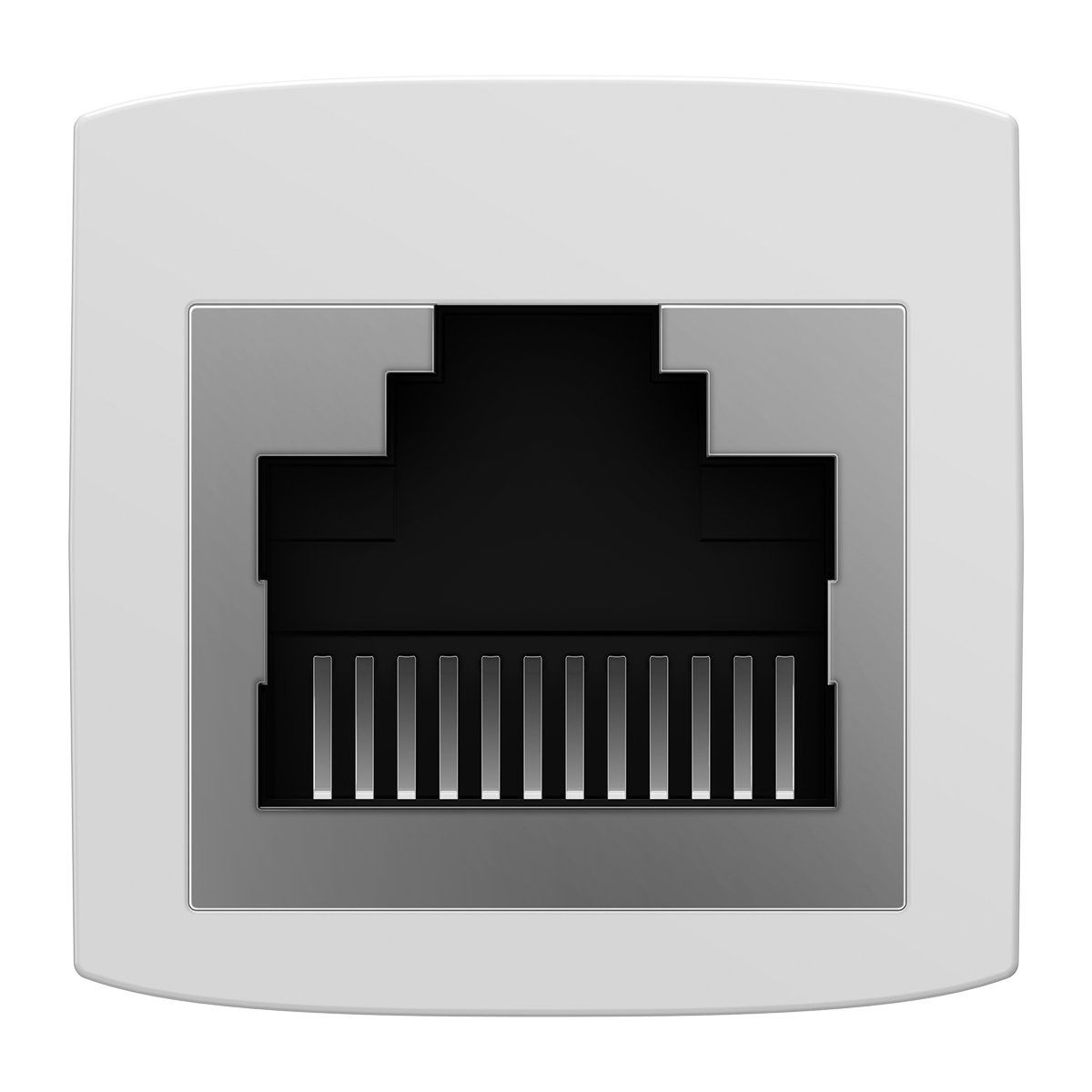 Baseus złączka sieciowa RJ45 AirJoy 10szt WH