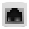 Miniatura zdjęcia: Baseus złączka sieciowa RJ45 AirJoy 10szt WH