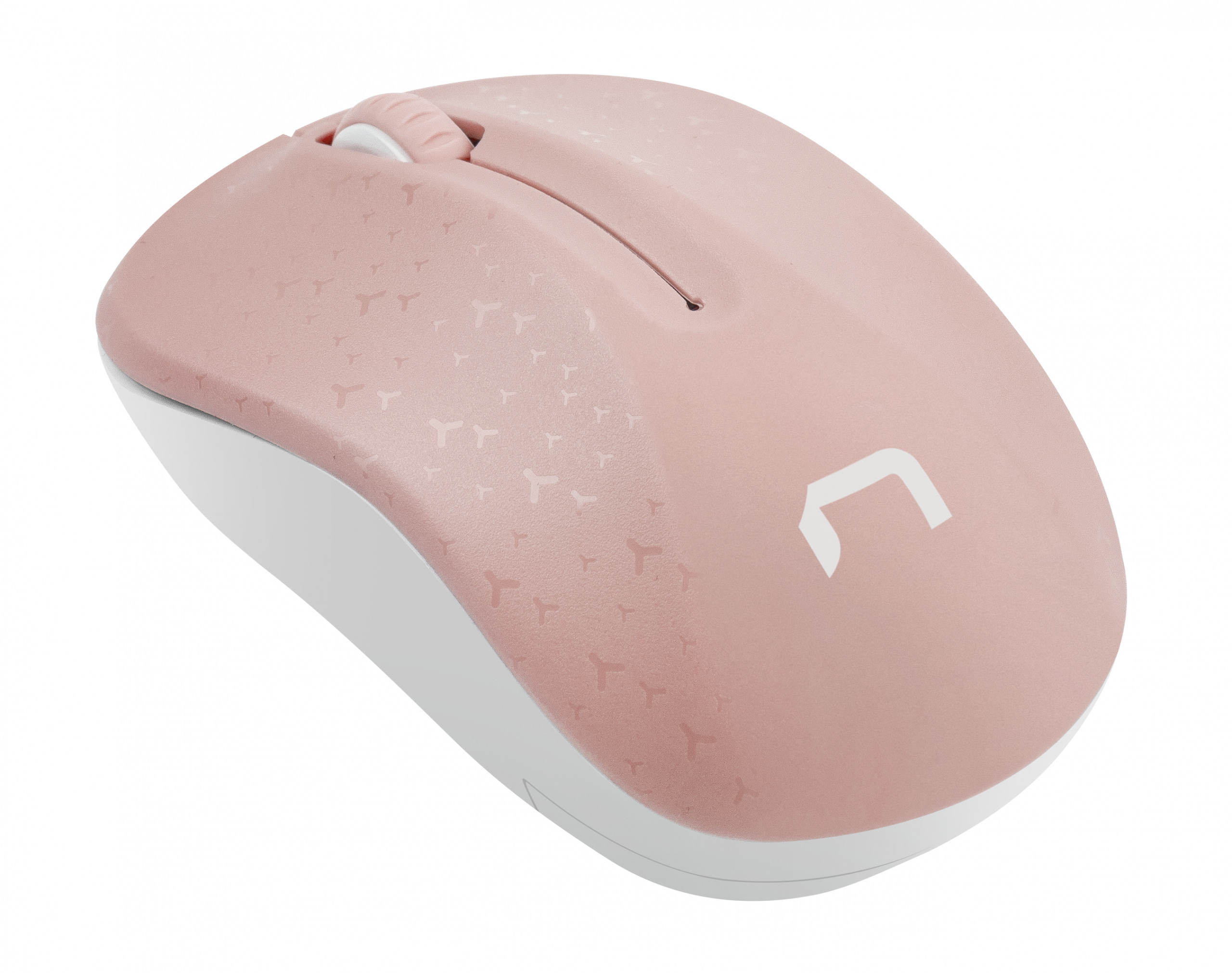 Mysz bezprzewodowa Natec Toucan 1600DPI biało-różowa