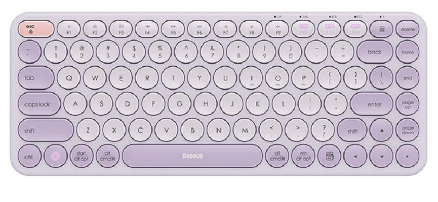 Klawiatura bezprzewodowa Baseus KO1A - fioletowa (B00955503513-00)