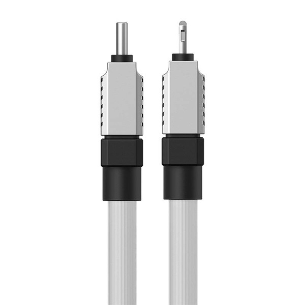Zdjęcie produktu: Kabel przewód USB Typ-C - Lightning / iPhone 100cm Baseus CoolPlay Series szybko ładujący 20W - biały (CAKW000002) Zdjęcie produktu: Kabel przewód USB Typ-C - Lightning / iPhone 100cm Baseus CoolPlay Series szybko ładujący 20W - biały (CAKW000002)