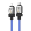 Miniatura zdjęcia: Kabel przewód USB Typ-C - Lightning / iPhone 100cm Baseus CoolPlay Series szybko ładujący 20W - fioletowy (CAKW000003) Miniatura zdjęcia: Kabel przewód USB Typ-C - Lightning / iPhone 100cm Baseus CoolPlay Series szybko ładujący 20W - fioletowy (CAKW000003)