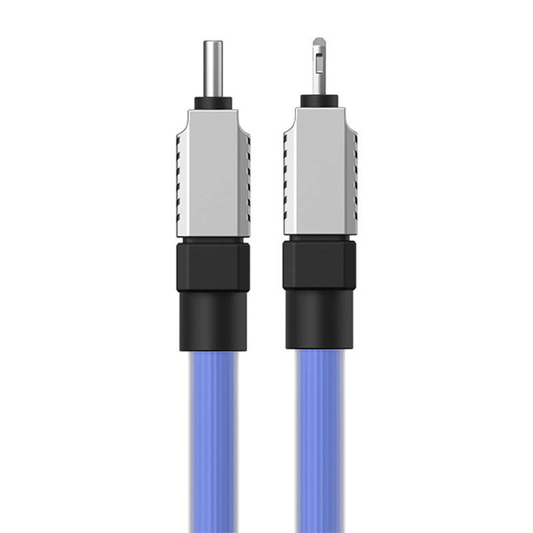 Zdjęcie produktu: Kabel przewód USB Typ-C - Lightning / iPhone 200cm Baseus CoolPlay Series szybko ładujący 20W - fioletowy (CAKW000103) Zdjęcie produktu: Kabel przewód USB Typ-C - Lightning / iPhone 200cm Baseus CoolPlay Series szybko ładujący 20W - fioletowy (CAKW000103)