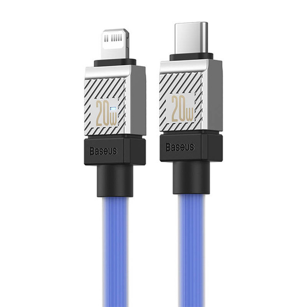 Zdjęcie produktu: Kabel przewód USB Typ-C - Lightning / iPhone 200cm Baseus CoolPlay Series szybko ładujący 20W - fioletowy (CAKW000103) Zdjęcie produktu: Kabel przewód USB Typ-C - Lightning / iPhone 200cm Baseus CoolPlay Series szybko ładujący 20W - fioletowy (CAKW000103)
