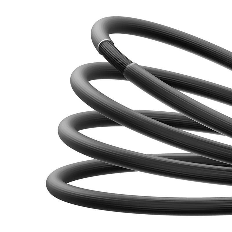 Kabel przewód USB Typ-C - Lightning / iPhone 100cm Baseus CoolPlay Series szybko ładujący 20W - czarny (CAKW000001) Kabel przewód USB Typ-C - Lightning / iPhone 100cm Baseus CoolPlay Series szybko ładujący 20W - czarny (CAKW000001)