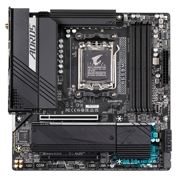 Zdjęcie produktu: Płyta główna Gigabyte B650M AORUS ELITE AX AM5 Zdjęcie produktu: Płyta główna Gigabyte B650M AORUS ELITE AX AM5