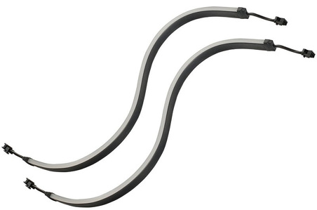 Miniatura produktu: Taśma LED Phanteks Neon Digital ARGB 3-pin 5V czarna 40cm (2 szt.)