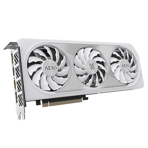 Zdjęcie produktu: Gigabyte GeForce RTX 4060 AERO OC 8GB GDDR6 DLSS 3 (GV-N4060AERO OC-8GD) Zdjęcie produktu: Gigabyte GeForce RTX 4060 AERO OC 8GB GDDR6 DLSS 3 (GV-N4060AERO OC-8GD)