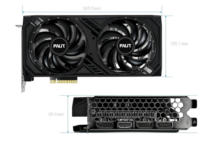 Zdjęcie produktu: Palit GeForce RTX 4060 Dual 8GB GDDR6 DLSS 3 (NE64060019P1-1070D) Zdjęcie produktu: Palit GeForce RTX 4060 Dual 8GB GDDR6 DLSS 3 (NE64060019P1-1070D)