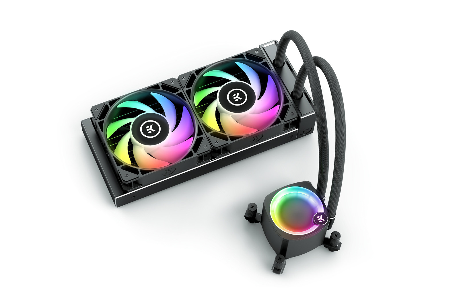 EK Water Blocks EK-Nucleus AIO CR240 Lux DRGB Black
