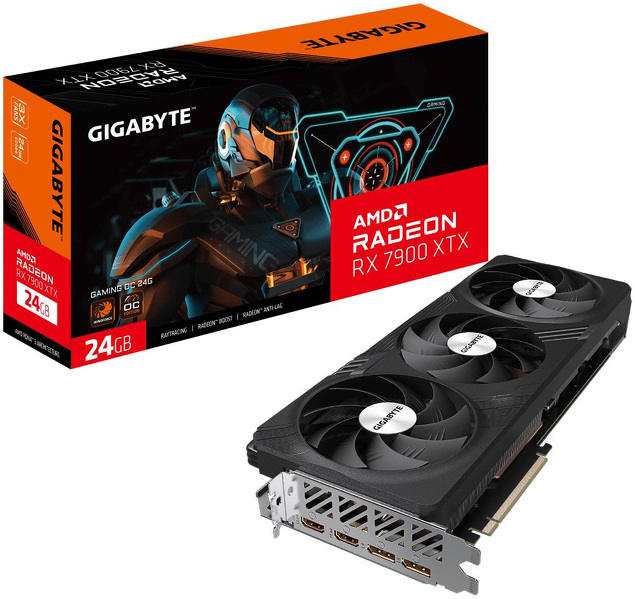 Zdjęcie produktu: Gigabyte Radeon RX 7900 XTX Gaming OC 24GB PCI-E GDDR6 (GV-R79XTXGAMING OC-24GD) Zdjęcie produktu: Gigabyte Radeon RX 7900 XTX Gaming OC 24GB PCI-E GDDR6 (GV-R79XTXGAMING OC-24GD)