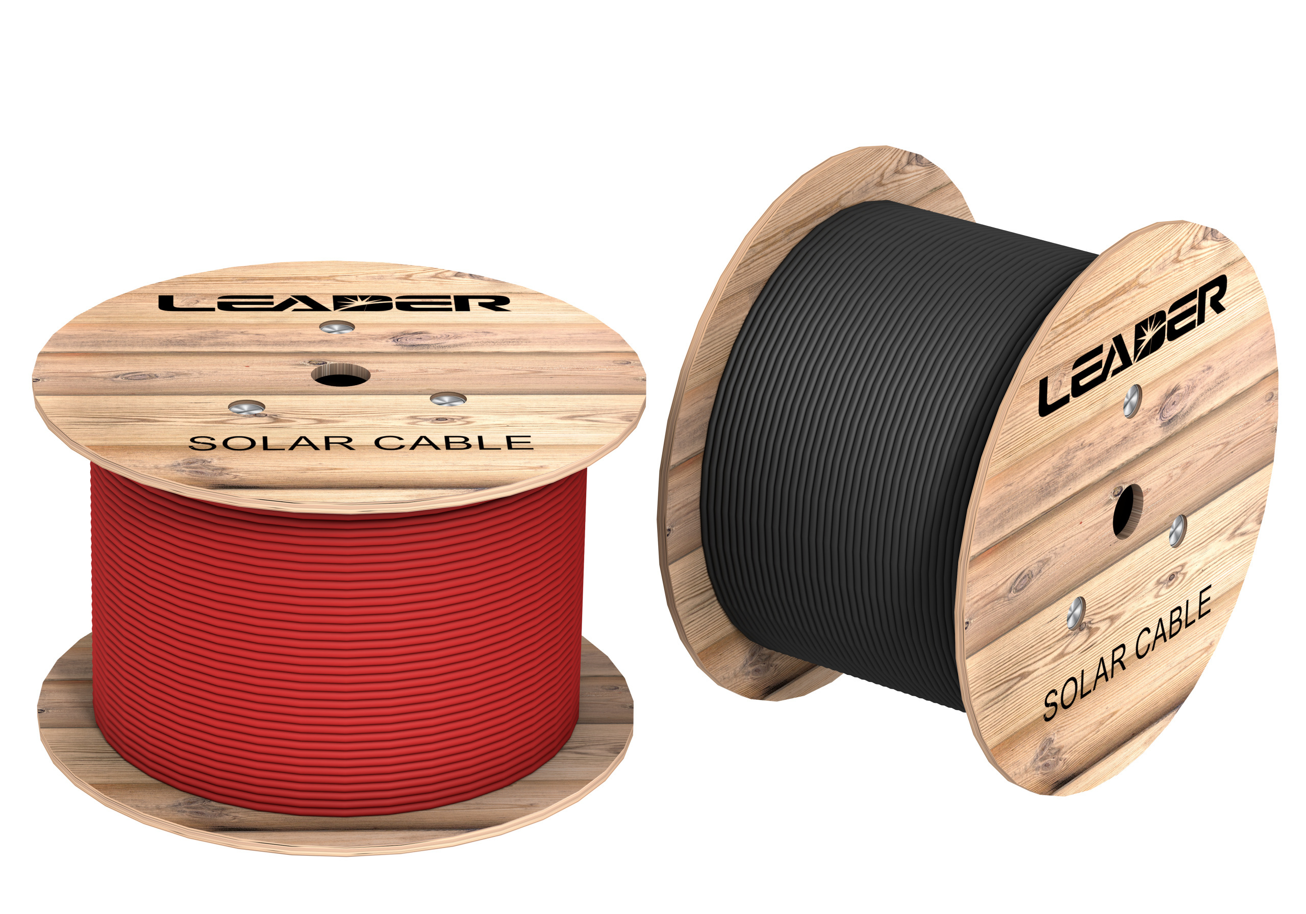 Kabel solarny fotowoltaiczny TUV 4mm2 czerwony, rolka 1000m