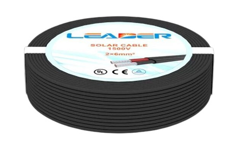 Miniatura produktu: Kabel solarny fotowoltaiczny TUV 6mm2 czarny, rolka 200m