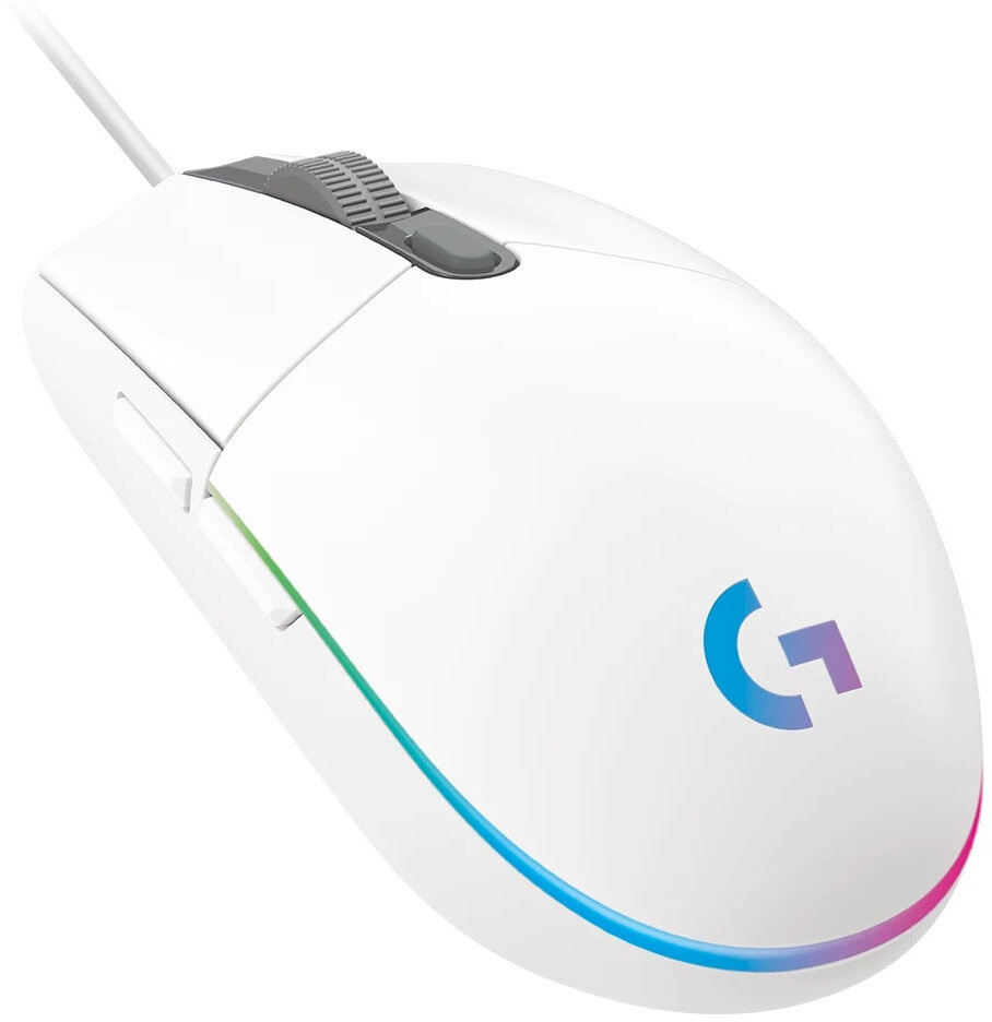 Mysz Logitech G203 LIGHTSYNC Optyczna dla graczy biała Mysz Logitech G203 LIGHTSYNC Optyczna dla graczy biała