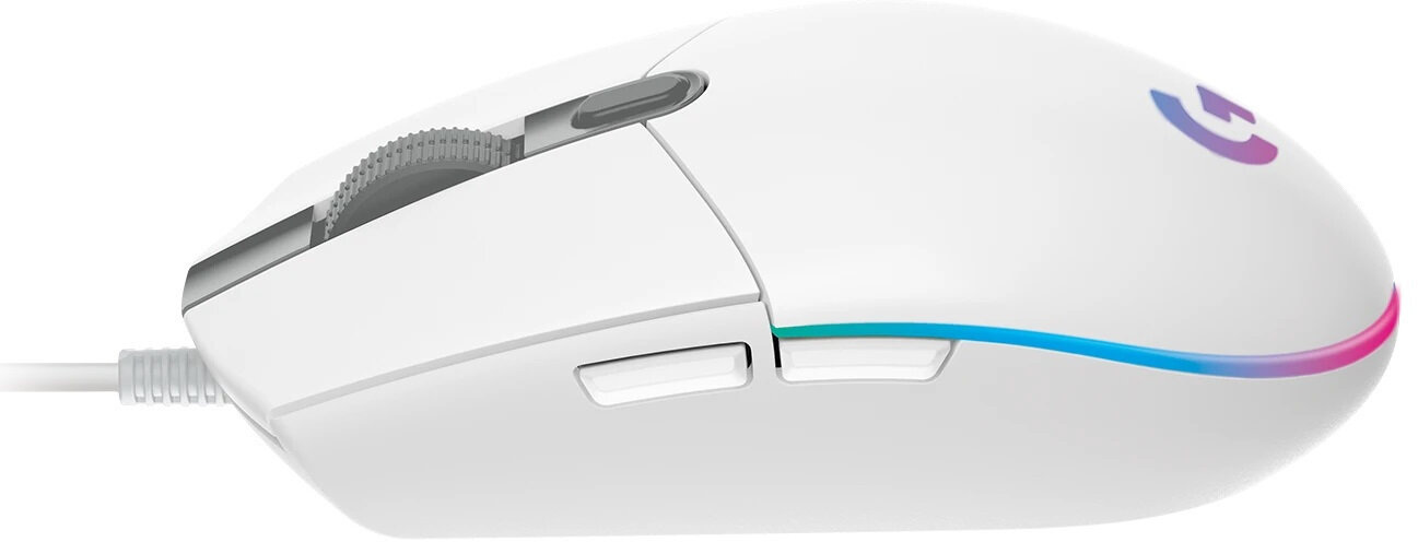 Mysz Logitech G203 LIGHTSYNC Optyczna dla graczy biała Mysz Logitech G203 LIGHTSYNC Optyczna dla graczy biała