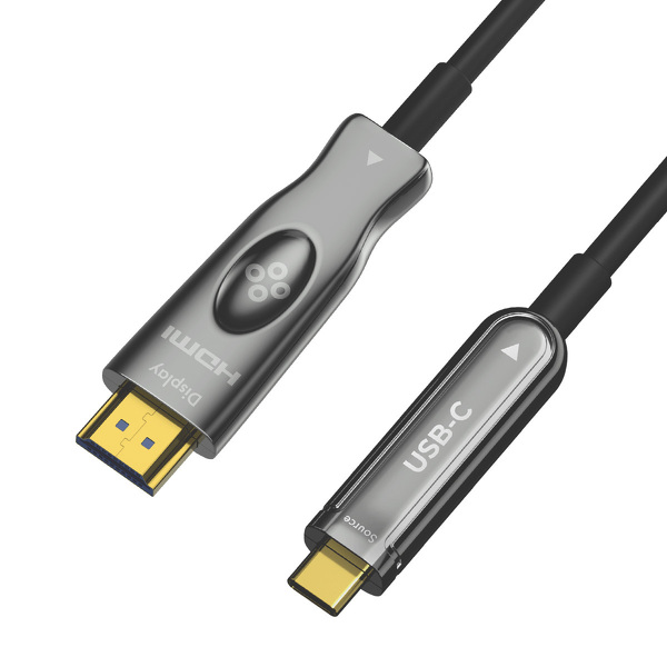 Zdjęcie produktu: Przewód optyczny USB Typ-C na HDMI 10m Claroc 4K@60Hz (CLAROC-USBC-10M) Zdjęcie produktu: Przewód optyczny USB Typ-C na HDMI 10m Claroc 4K@60Hz (CLAROC-USBC-10M)