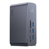 Stacja dokująca USB-C Baseus UnionJoy 2xHDMI4K@60Hz 1xDP4K@60Hz 3xUSB-A3.0 2xUSB-C3.0 2xUSB-A2.0 1xRJ45 PD PC 1xSD+TF 1x3.5mm minijack - szara