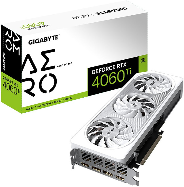 Zdjęcie produktu: Gigabyte GeForce RTX 4060 Ti AERO OC 16GB GDDR6 DLSS 3 (GV-N406TAERO OC-16GD) Zdjęcie produktu: Gigabyte GeForce RTX 4060 Ti AERO OC 16GB GDDR6 DLSS 3 (GV-N406TAERO OC-16GD)