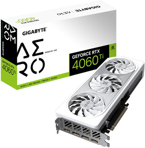 Miniatura produktu: Gigabyte GeForce RTX 4060 Ti AERO OC 16GB GDDR6 DLSS 3 (GV-N406TAERO OC-16GD)