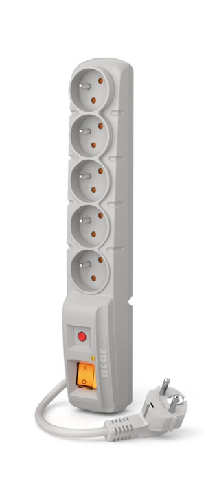 Miniatura produktu: Listwa zasilająca ACAR F5 5 gniazd PL 230V PL 5m szara Miniatura produktu: Listwa zasilająca ACAR F5 5 gniazd PL 230V PL 5m szara